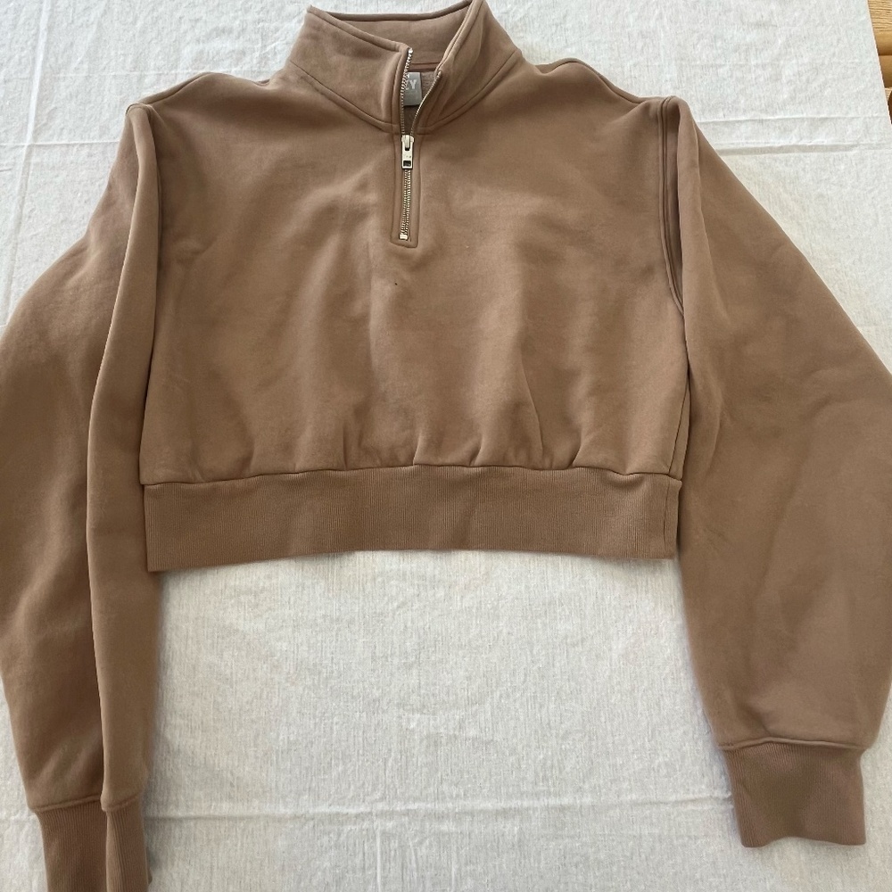 TNA Cozy Fleece -1/4 Zip up sweatshirt